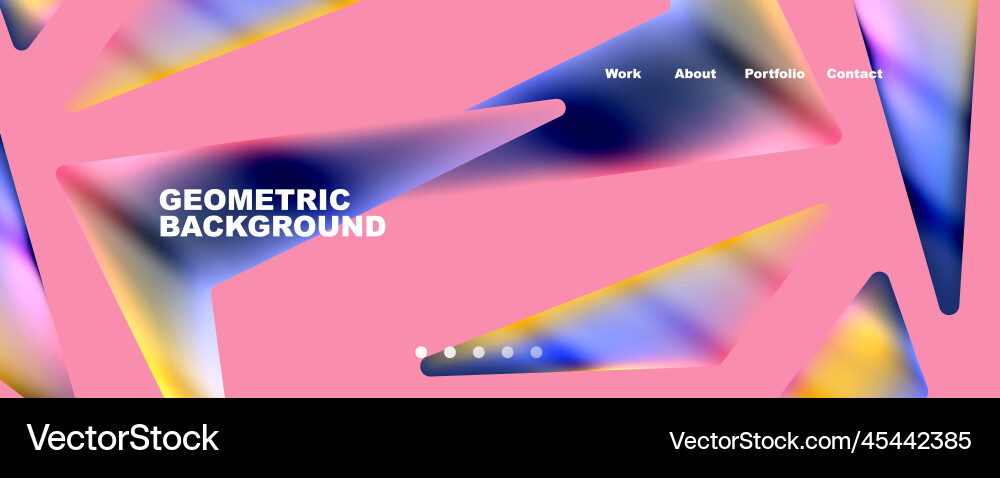 Bright colorful triangular shapes abstract Bright colorful triangular shapes abstract vector image