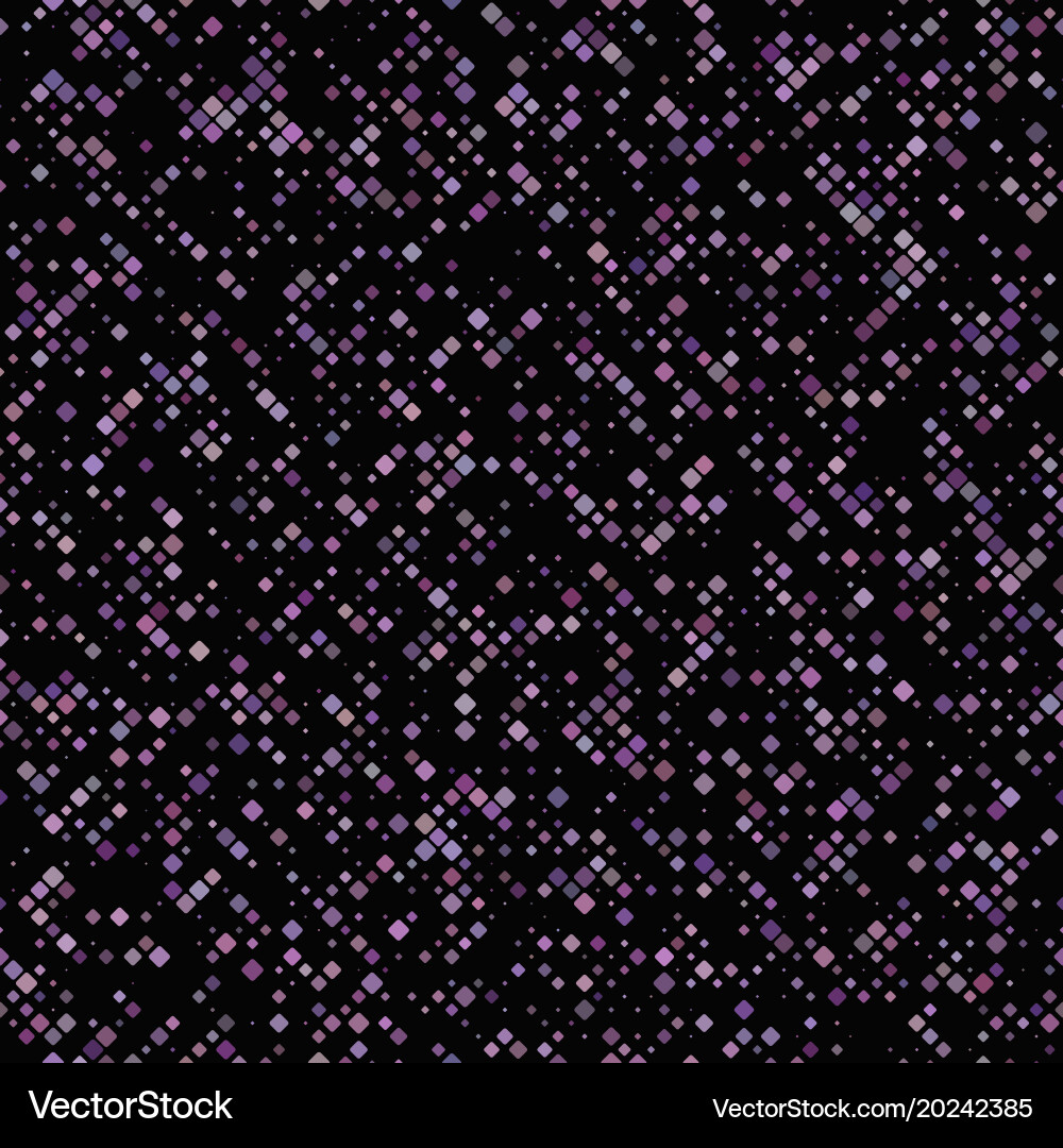 Geometric diagonal rounded square mosaic pattern vector image