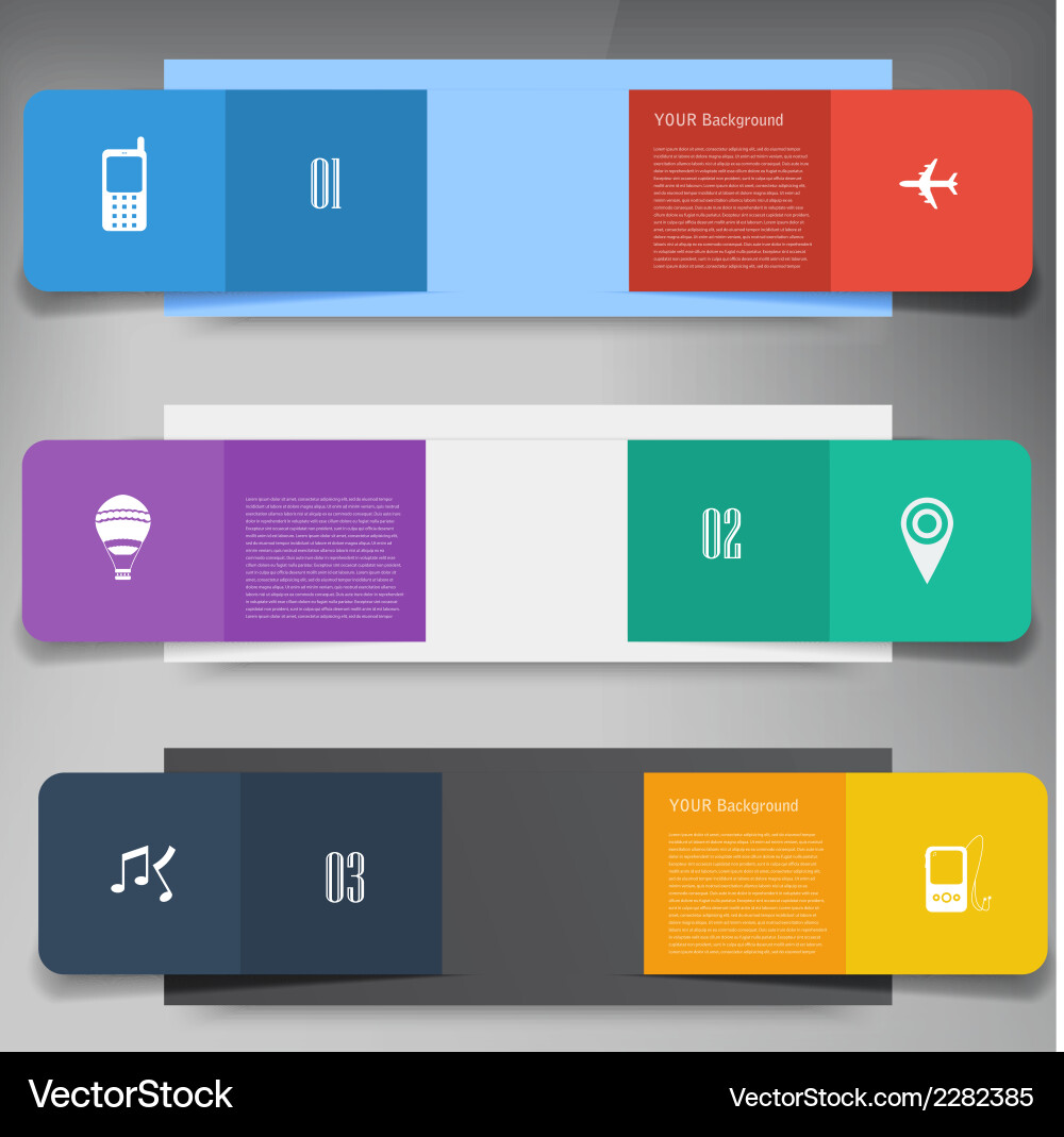 Modern UI Elements Kit vector image