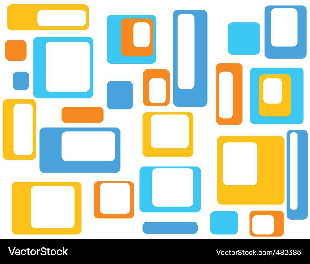 Retro blocks Vector Image