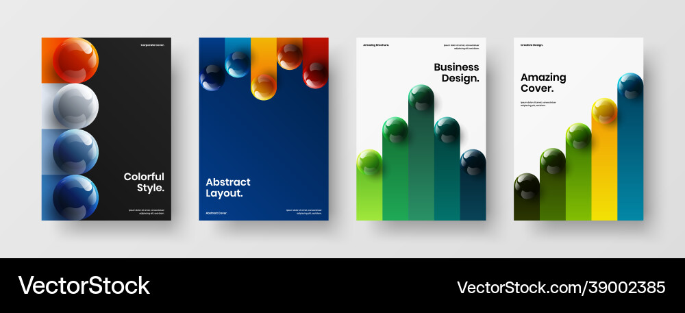 Simple pamphlet design concept composition Simple pamphlet design concept composition vector image