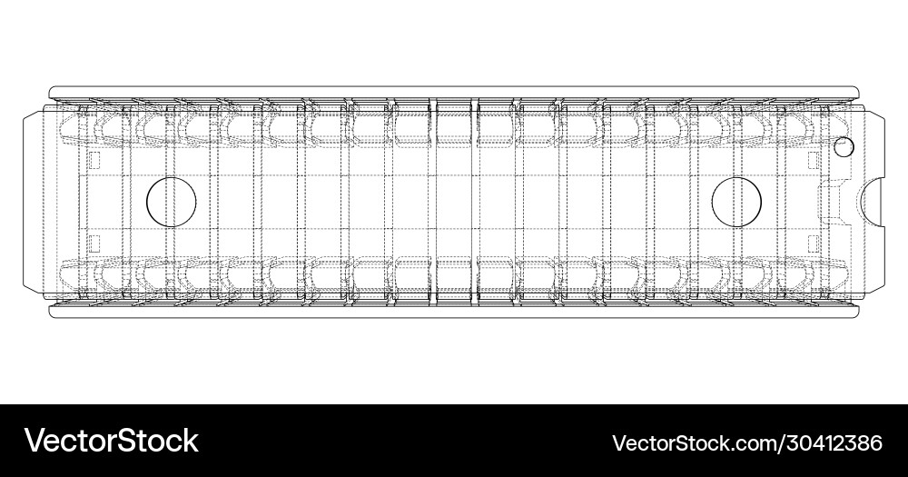 3d microchip rendering vector image
