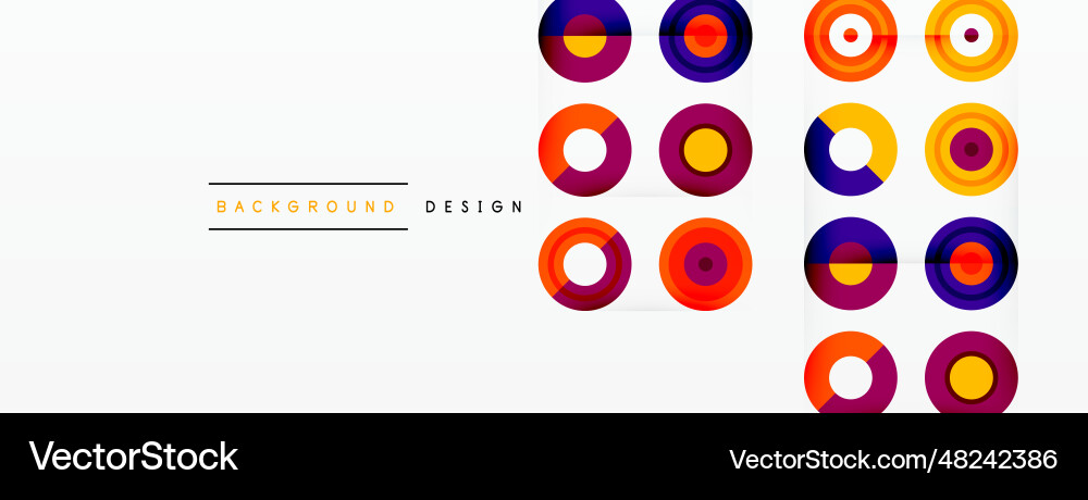 Abstract background with circle symmetric grid Abstract background with circle symmetric grid vector image