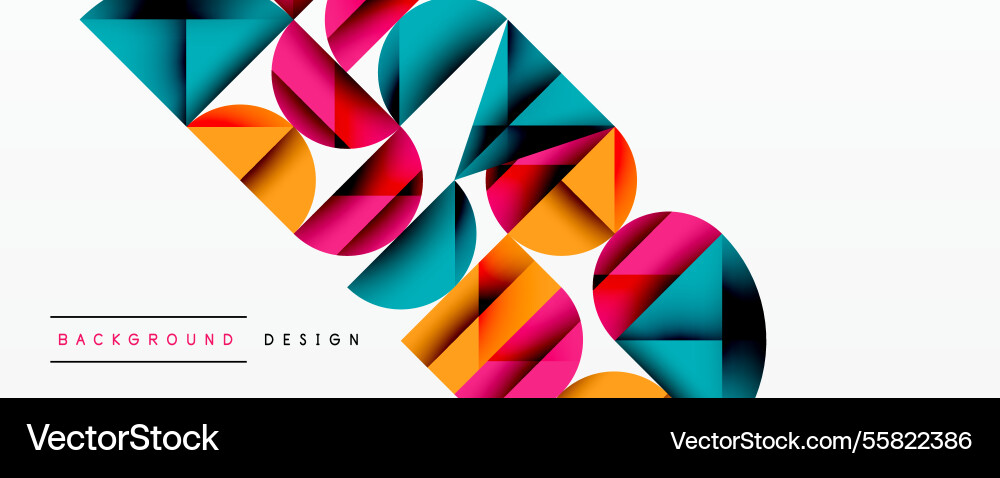 Abstract geometric pattern with intersecting Abstract geometric pattern with intersecting vector image