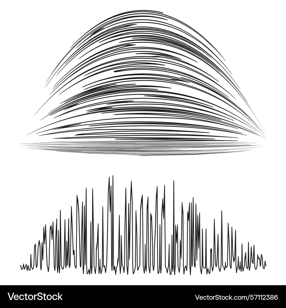 Abstract line strokes dynamic graphic pattern Abstract line strokes dynamic graphic pattern vector image