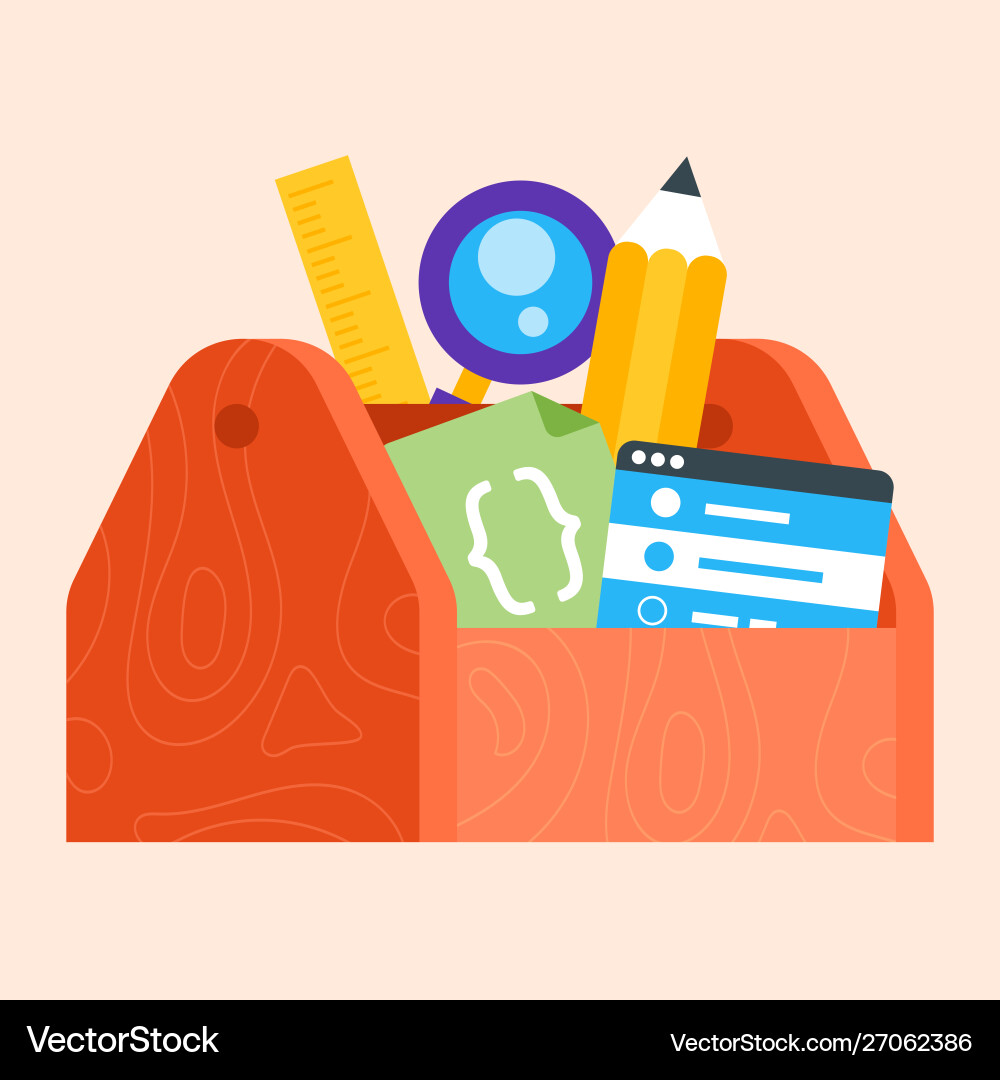 Coding Toolbox Icons vector image