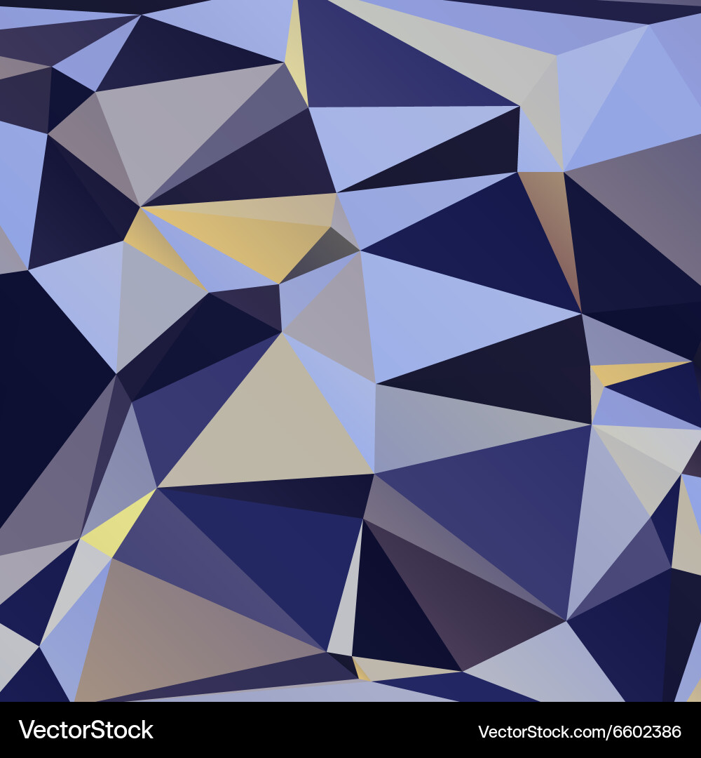 Color triangular polygons Vector Image