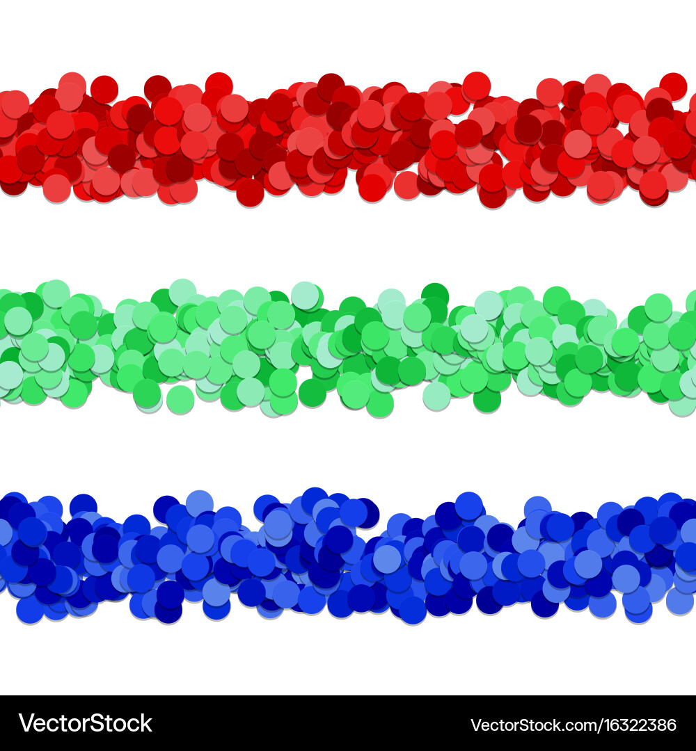 Dot pattern line design set - graphic Vector Image