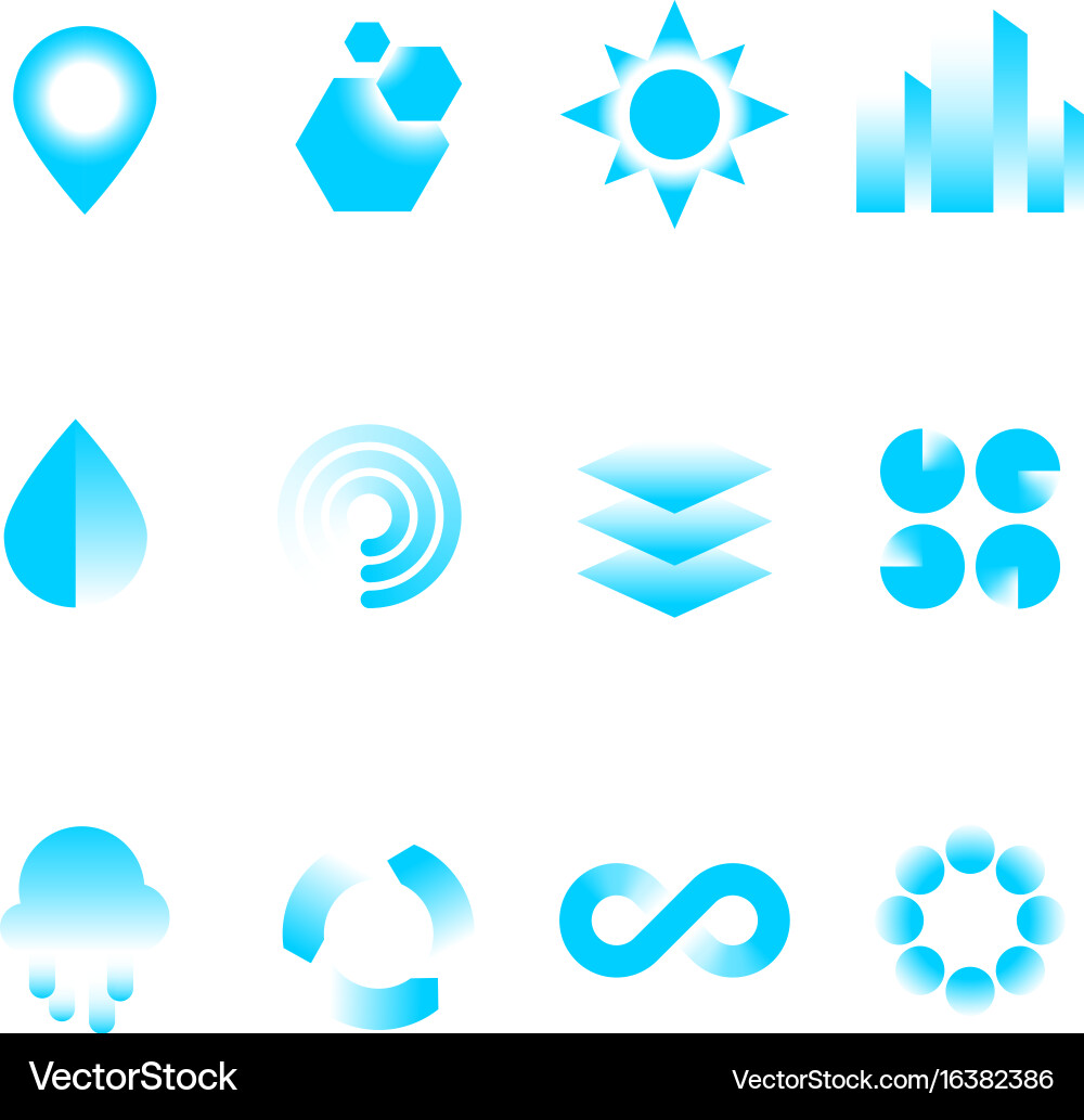Dynamic Abstract Shapes Vector Image