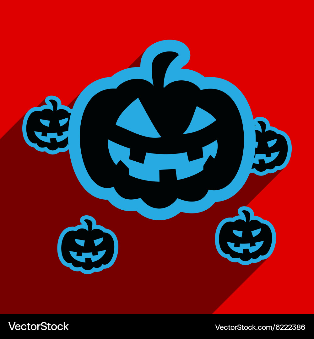 Flat with shadow icon and mobile application vector image