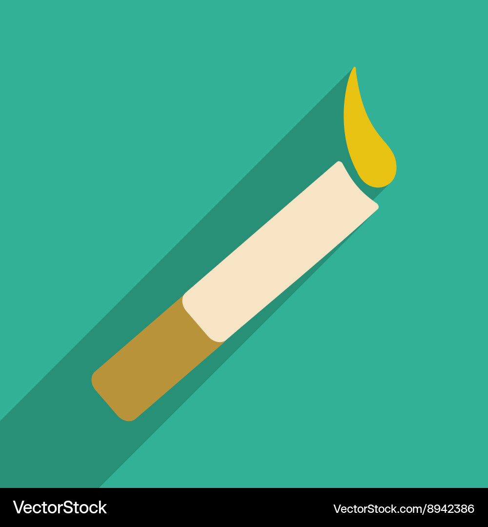 Flat with shadow icon and mobile application Vector Image