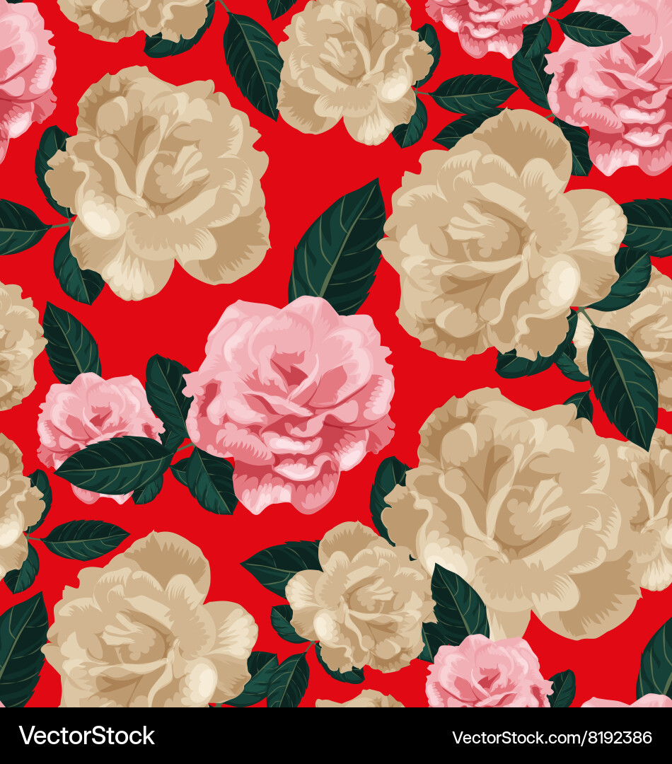 Floral Blossom Pattern Vector Image