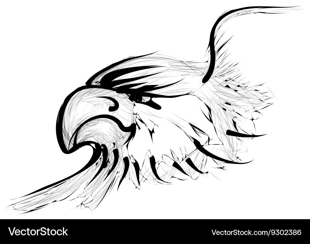 Golden eagle Royalty Free Vector Image - VectorStock