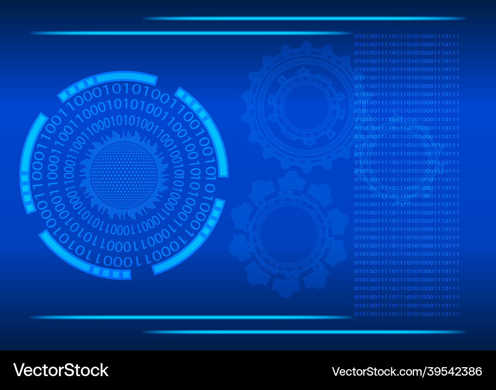 Grafik Design binäre Ziffer Kreis mit Stil Grafik Design binäre Ziffer Kreis mit Stil vektorbild