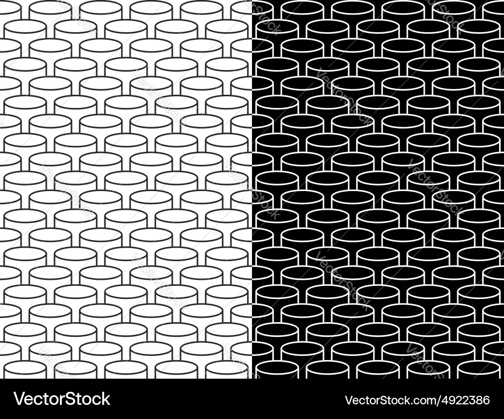 Isometric Circle Pattern Background vector image
