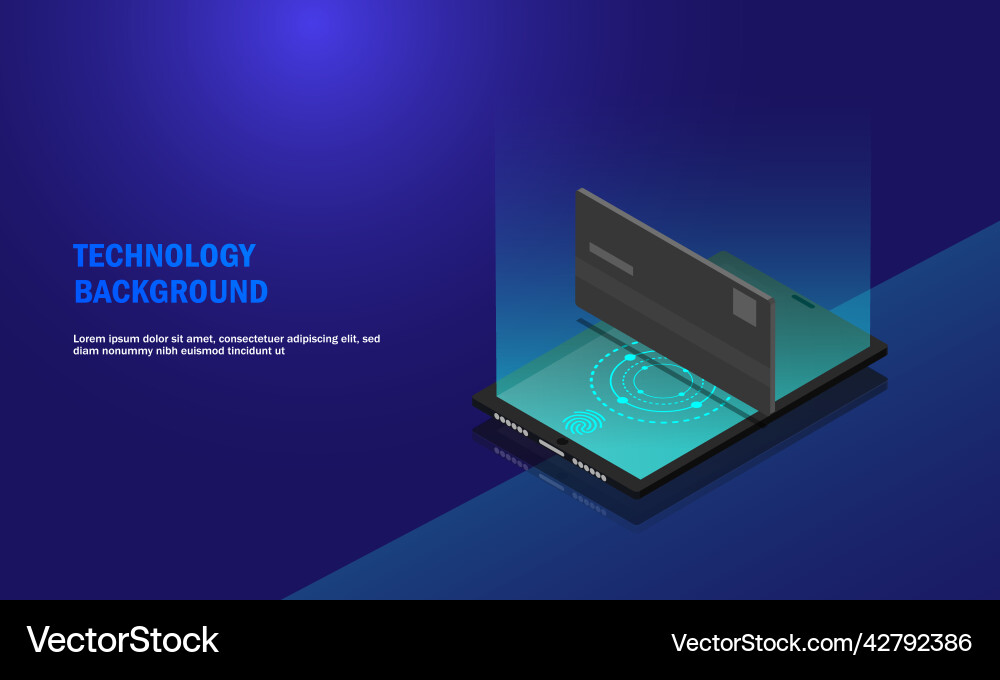 Smartphone device access with fingerprint system Smartphone device access with fingerprint system vector image