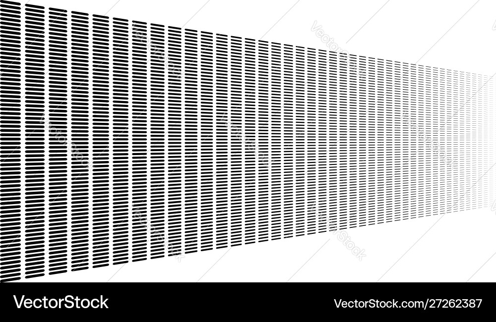 3d segmentierte gestrichelte Linien geometrisches Muster vektorbild