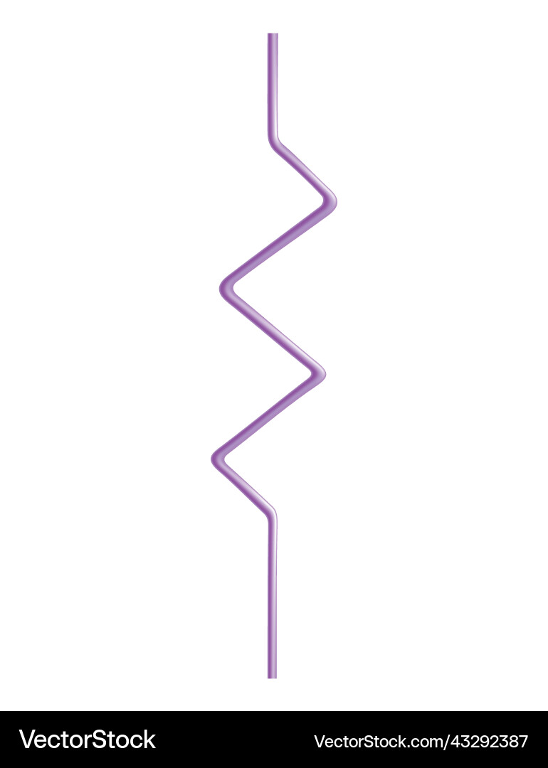 Drinking straw in abstract design or form color Drinking straw in abstract design or form color vector image