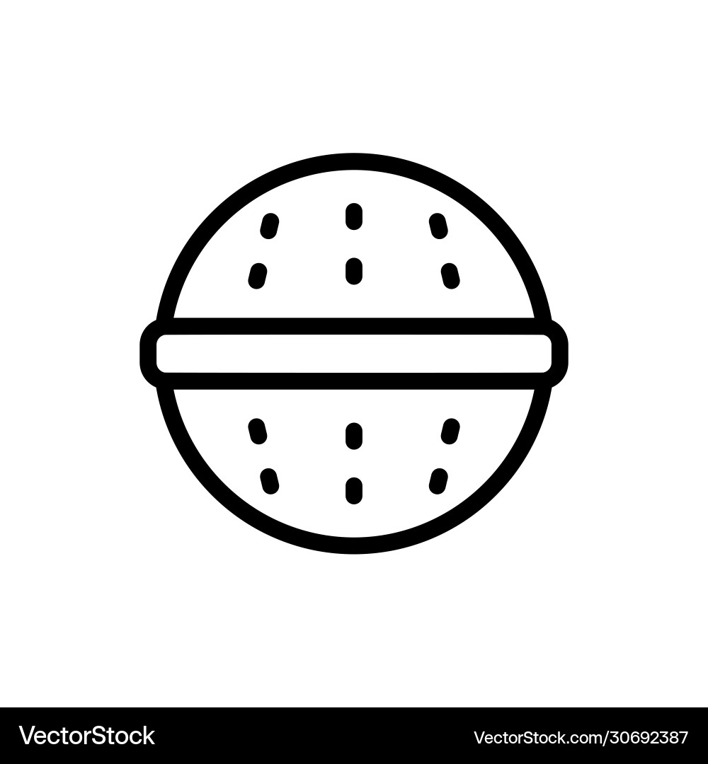 Eco wash ball icon line art logo laundry Eco wash ball icon line art logo laundry vector image