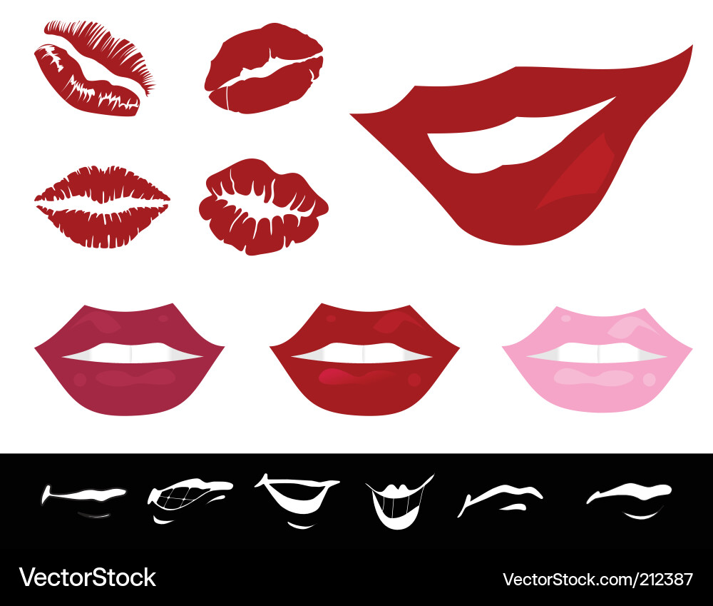 Lips Vector Image