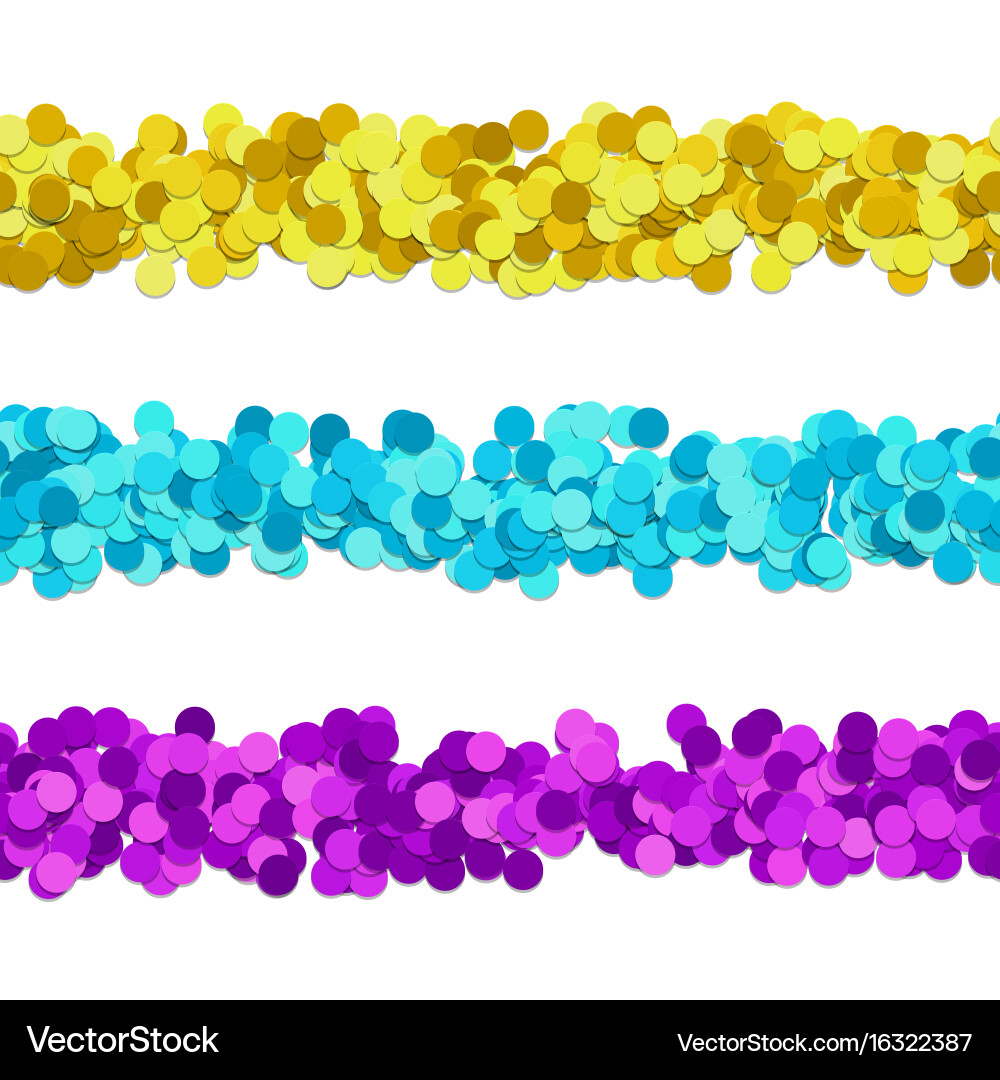Repeatable abstract dot pattern page dividing vector image