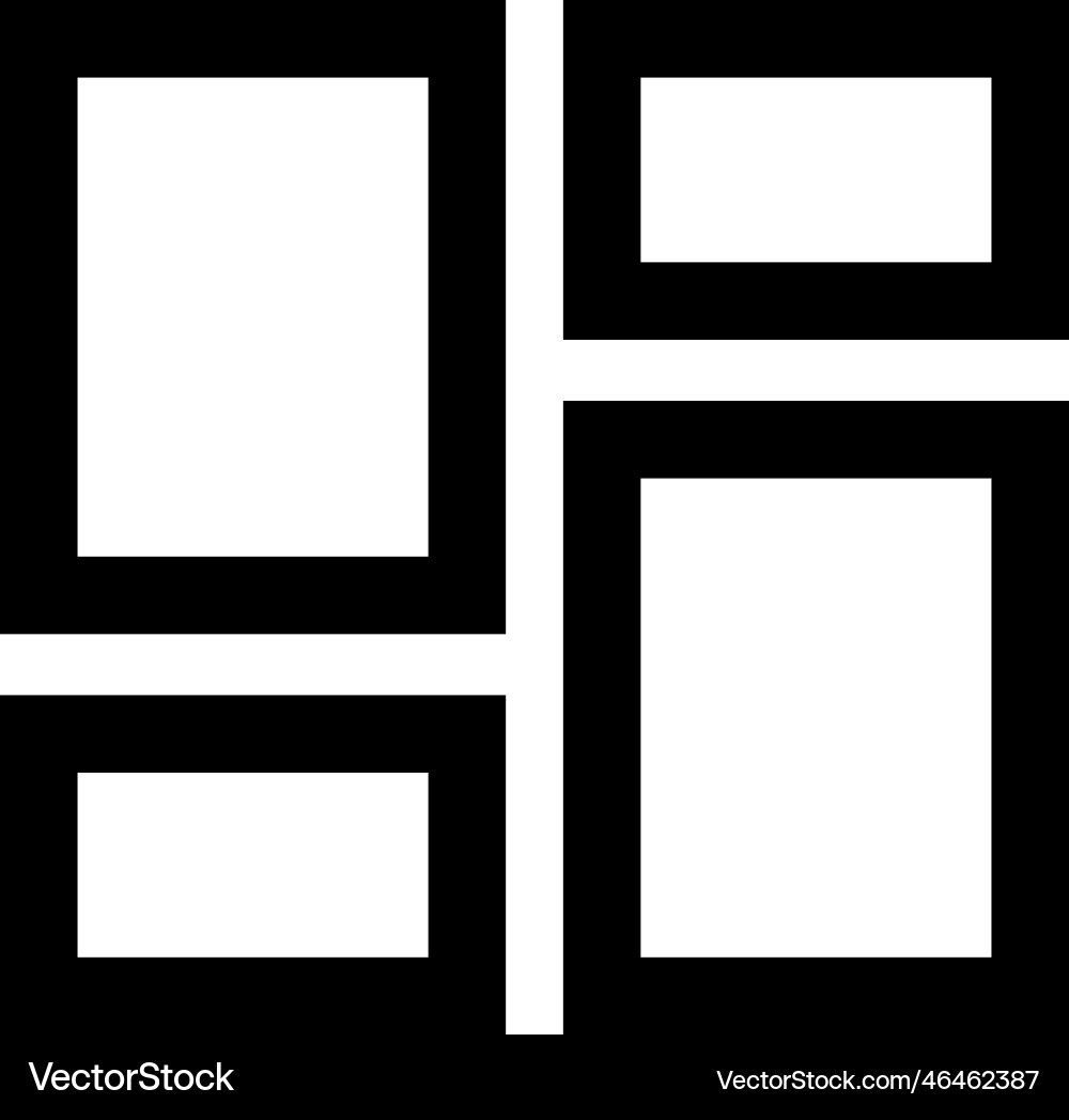View display options icon dashboard View display options icon dashboard vector image
