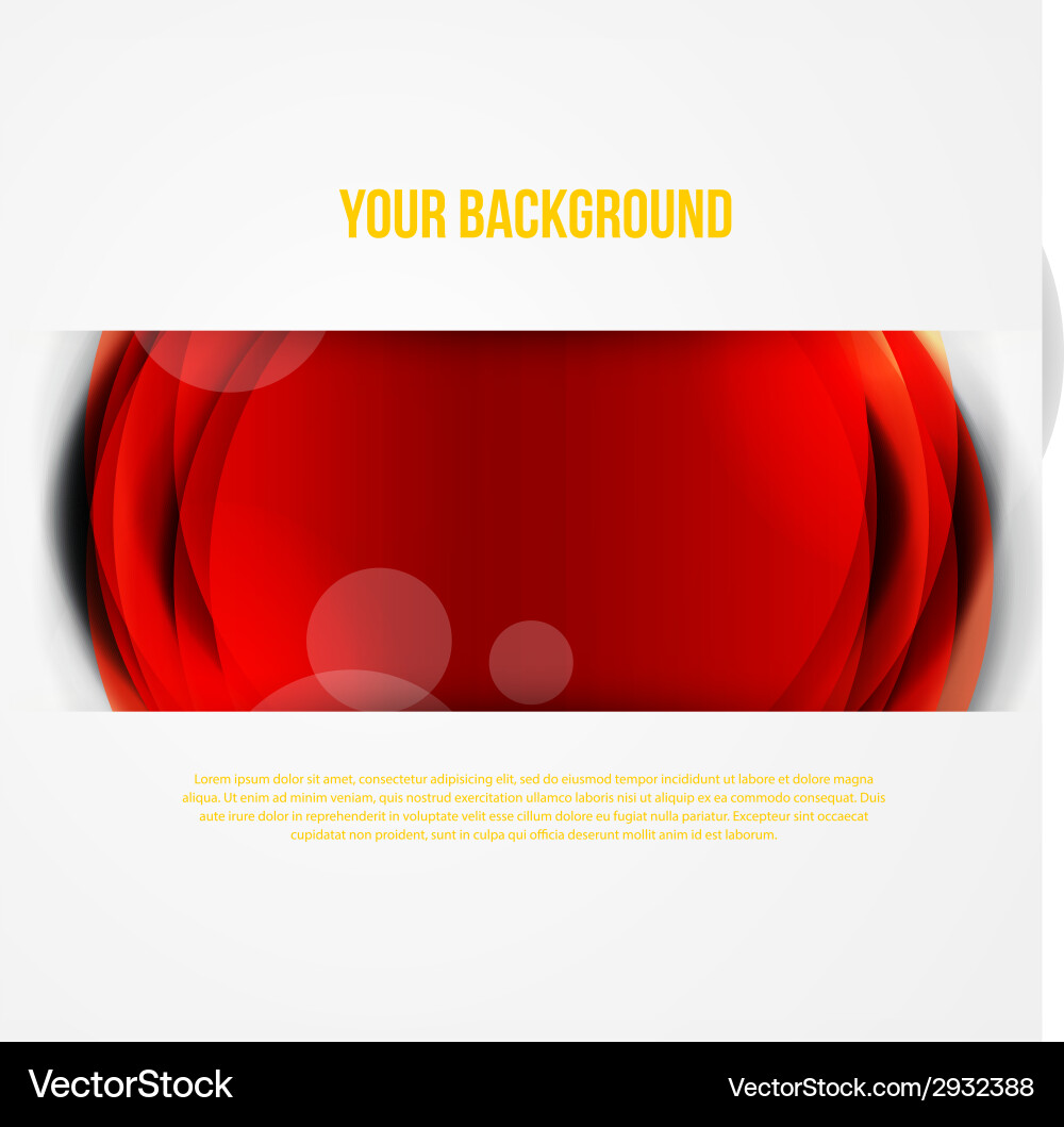 Abstract circles template object web vector image