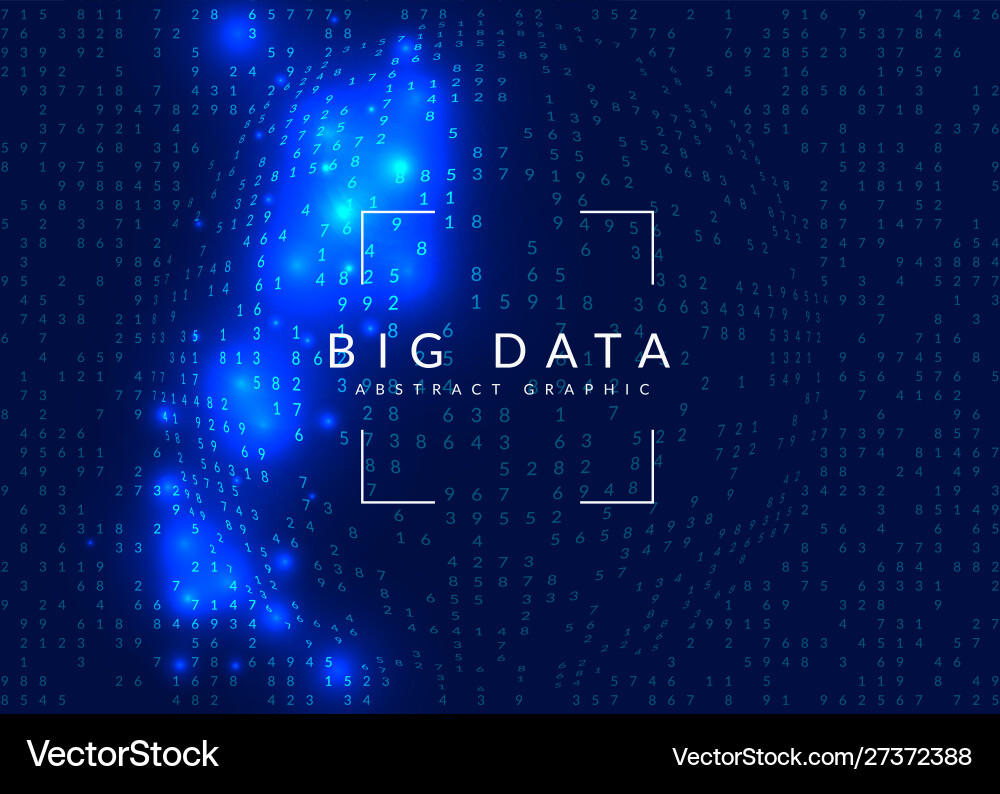 Digital technology abstract background artificial Vector Image