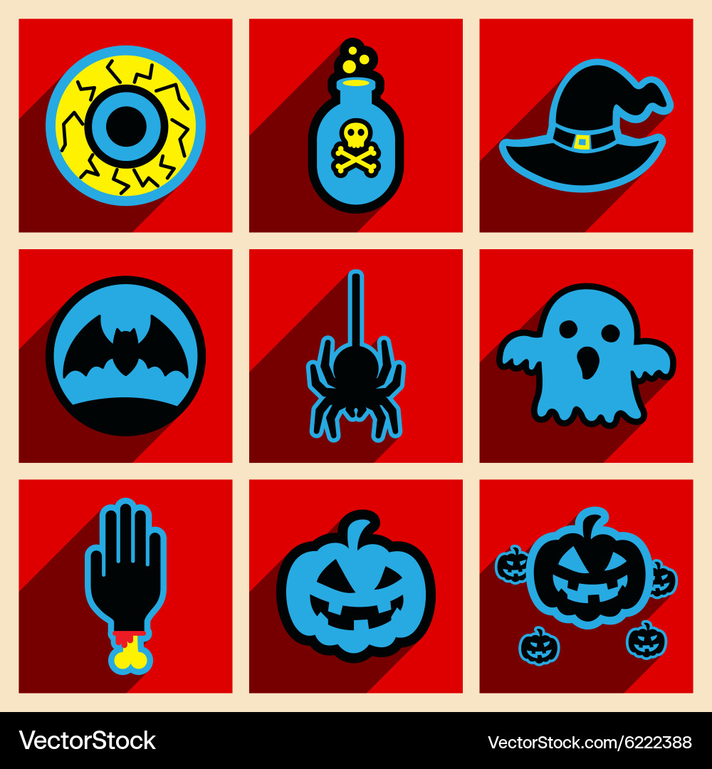 Flat with shadow concept and mobile application vector image