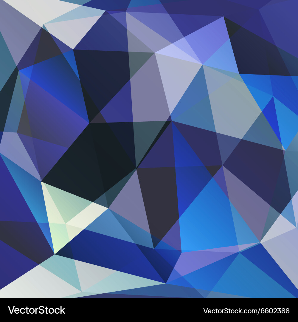 Geometric background of triangular polygons vector image