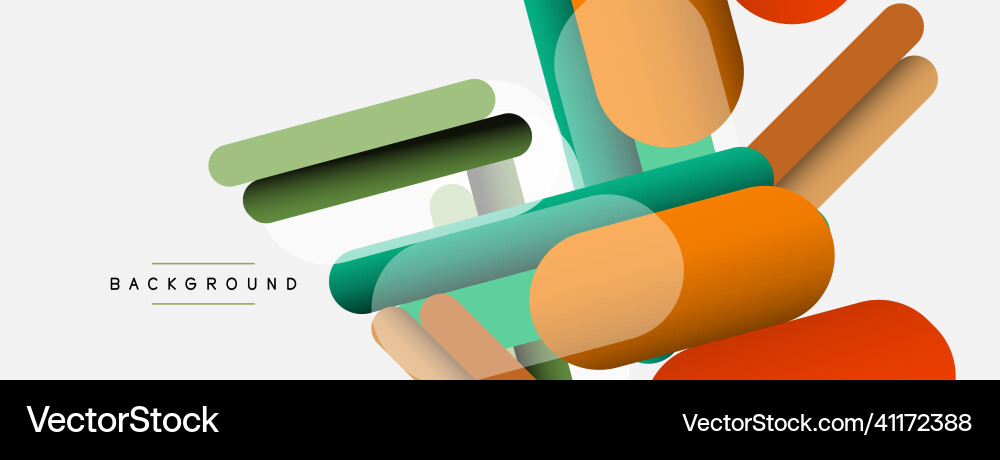 Overlapping round shapes and lines background Overlapping round shapes and lines background vector image