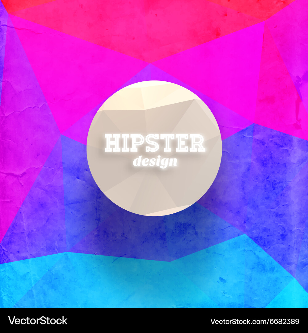 Abstract triangular background Vector Image
