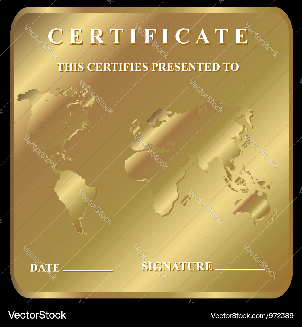 Certificate Royalty Free Vector Image - VectorStock