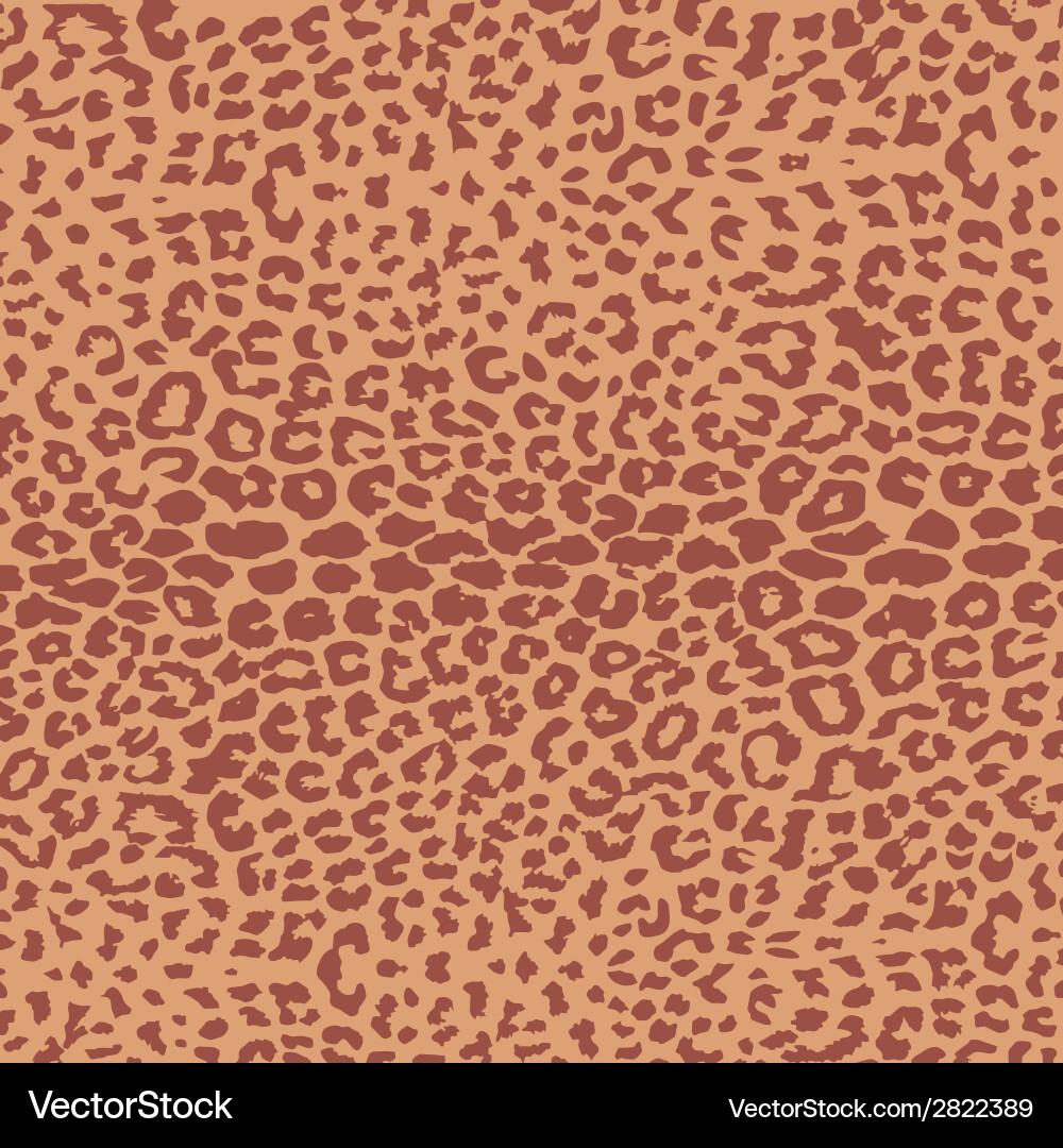 Leopard pattern repeating background vector image
