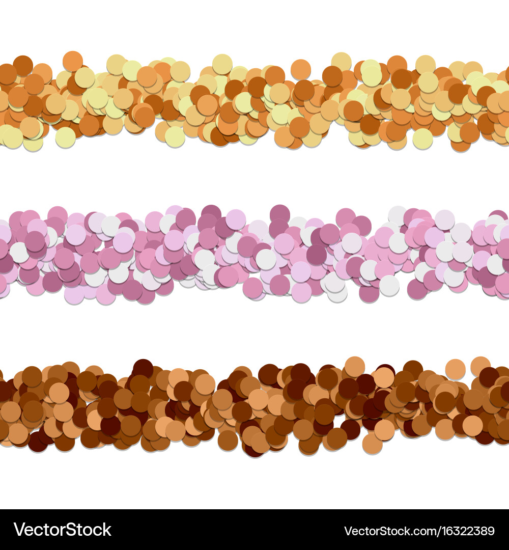 Repeatable dot pattern page divider line design Vector Image