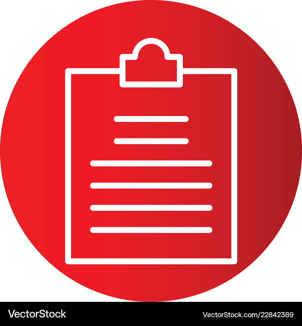 Report icon in creative design with elements Vector Image