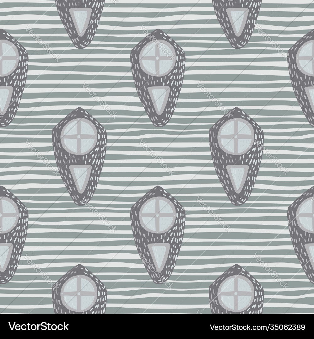 Scandinavian seamless pattern with medieval Scandinavian seamless pattern with medieval Vector Image