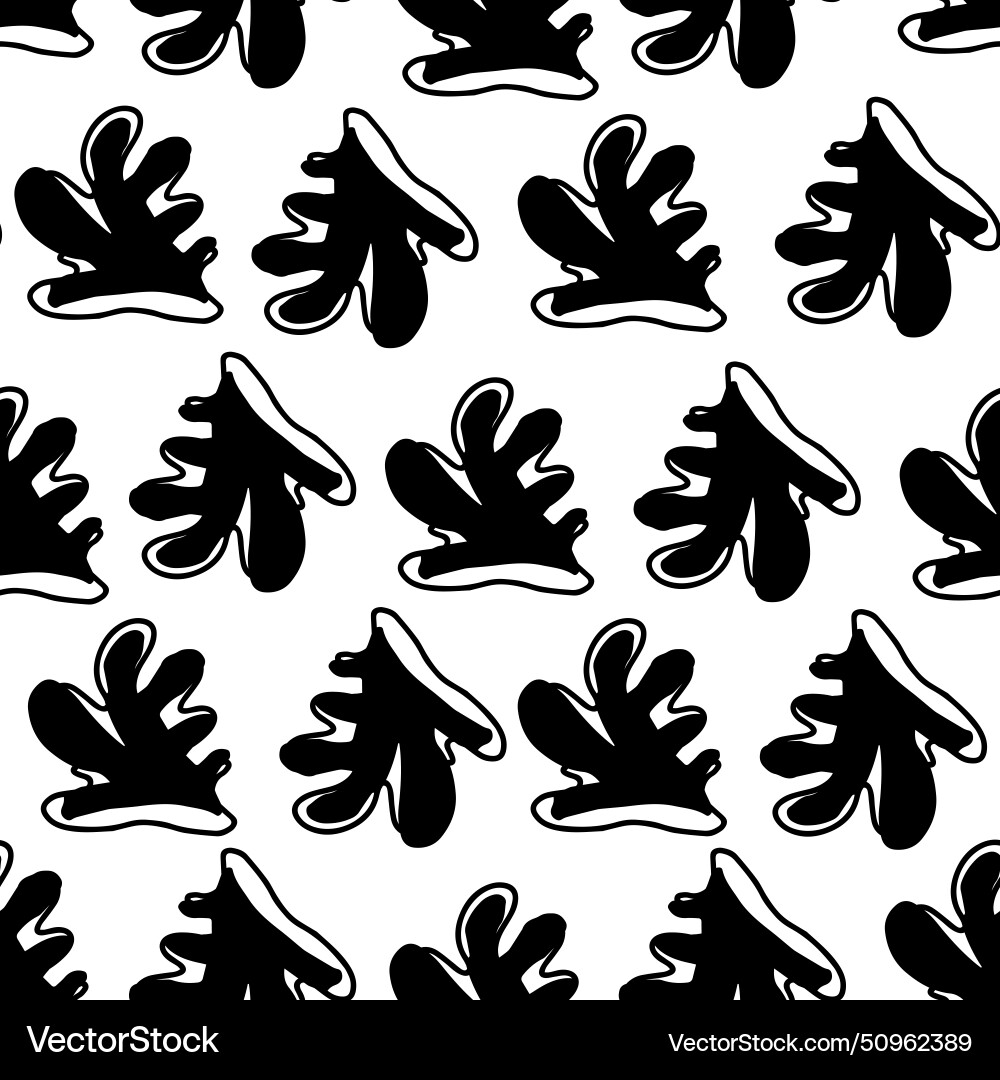 Seamless floral pattern design Royalty Free Vector Image