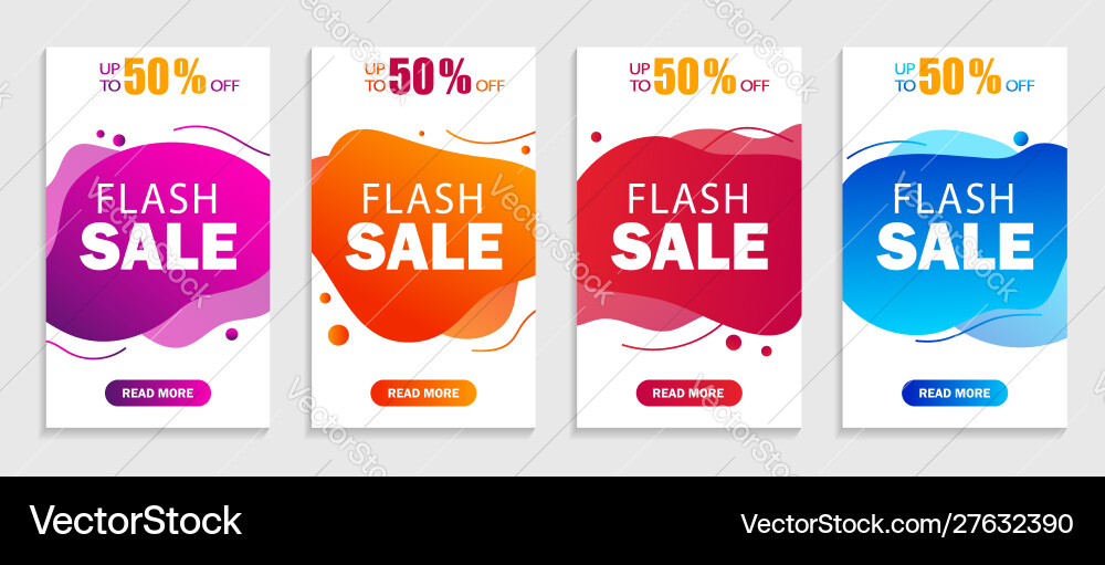 Abstract background with geometric liquid shapes Vector Image