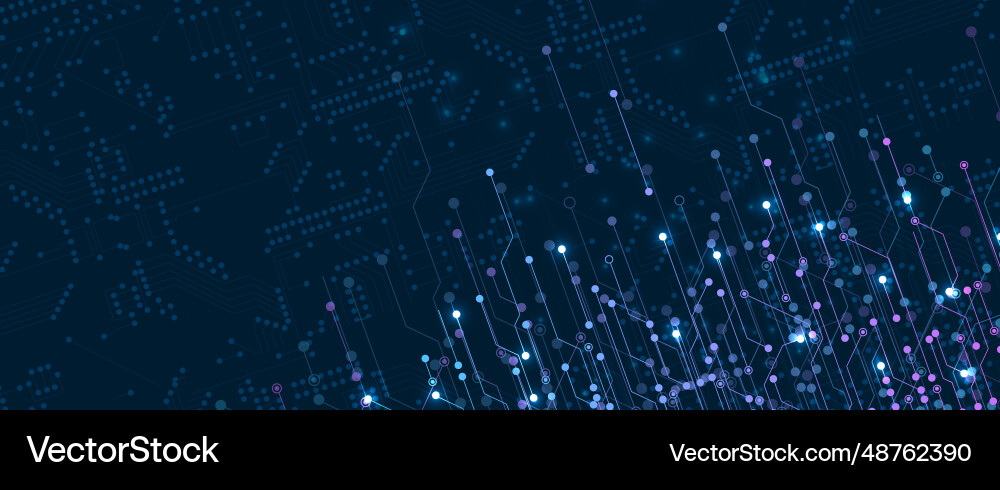 Abstract structure circuit computer technology Abstract structure circuit computer technology vector image