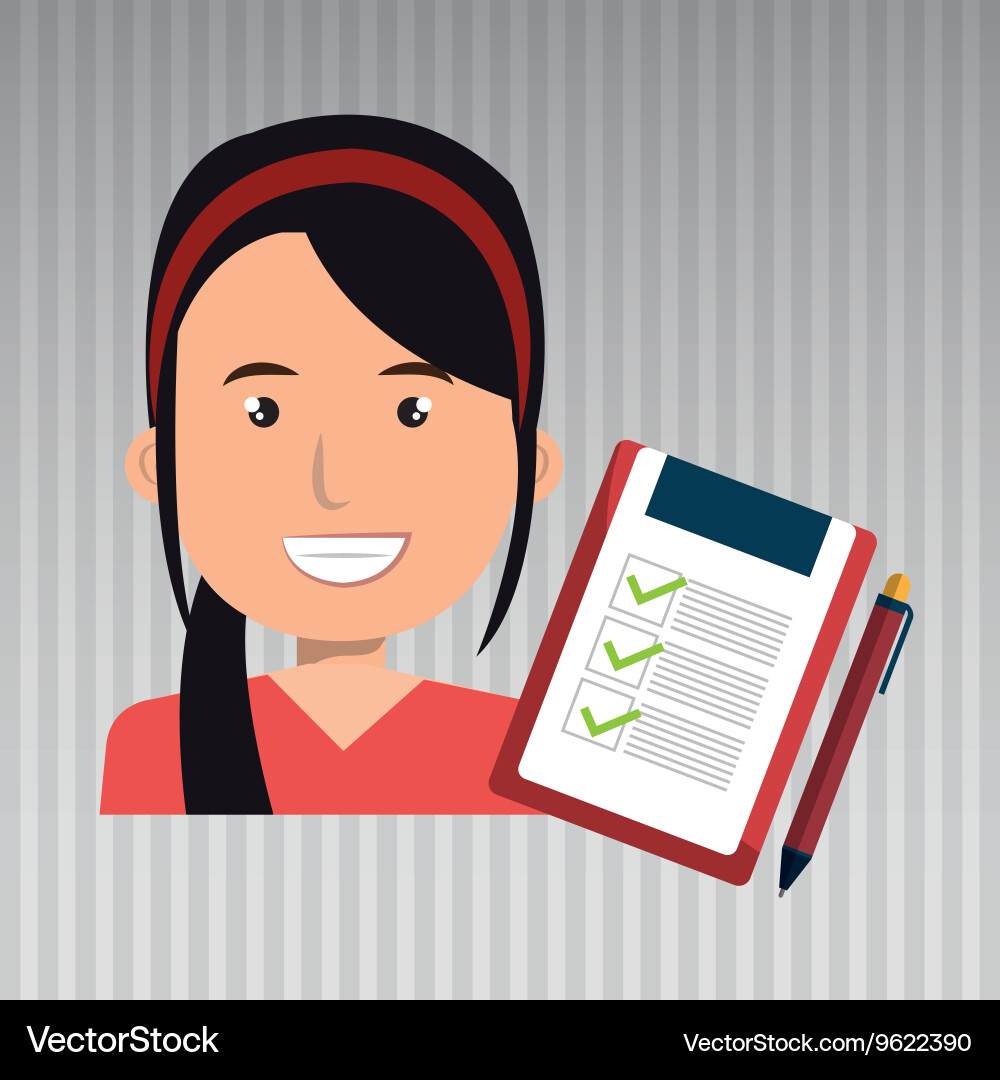 Businessperson with statistic graph isolated icon vector image