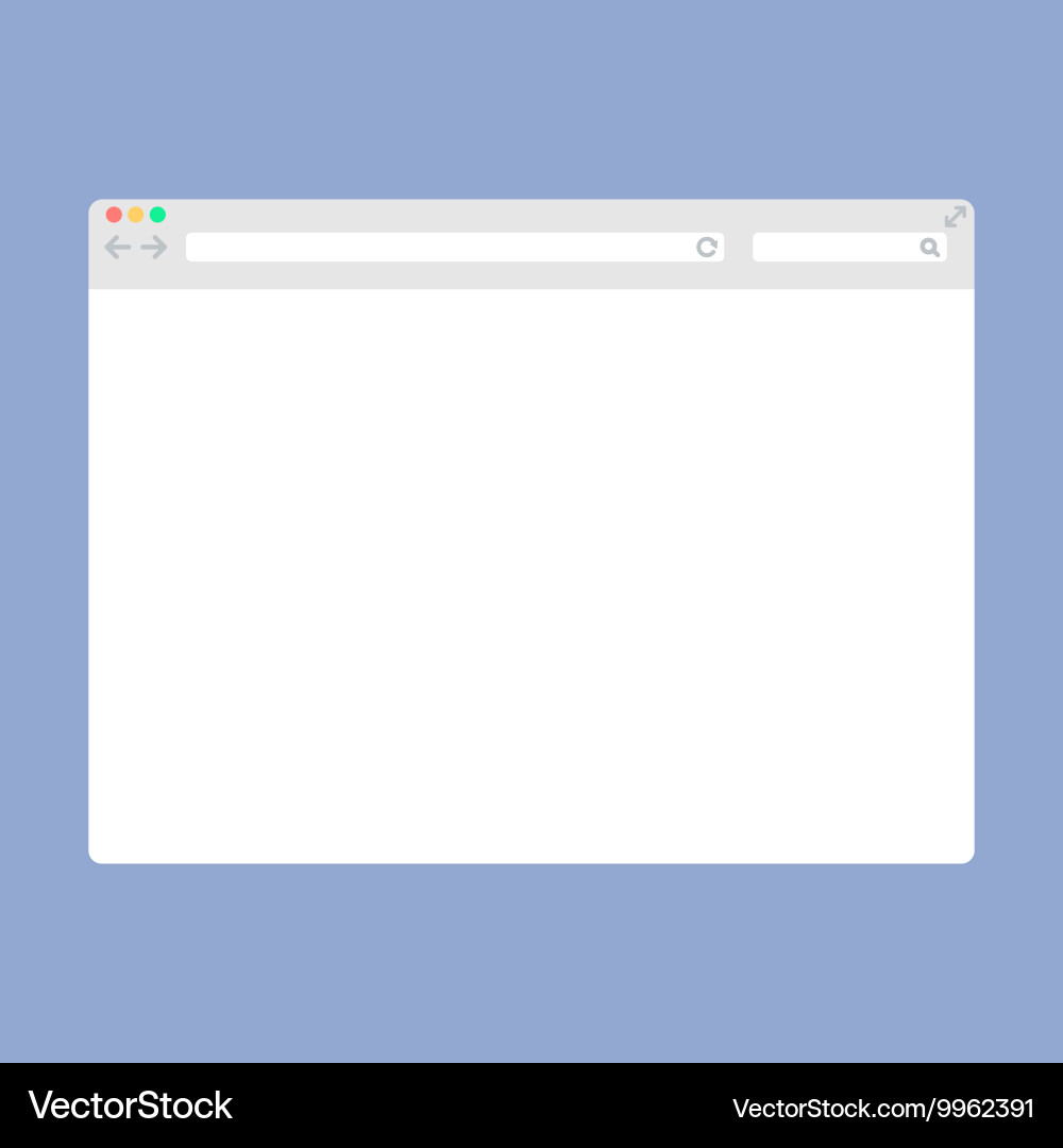 Browser Window Icon vector image