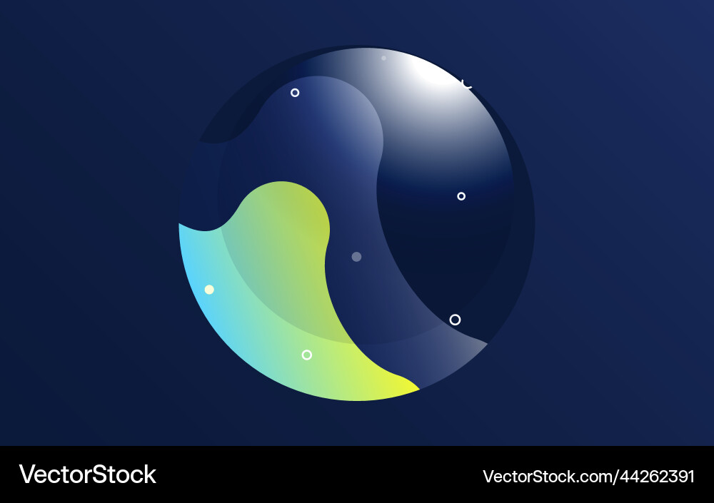 Gradient abstract background flowing liquid Vector Image