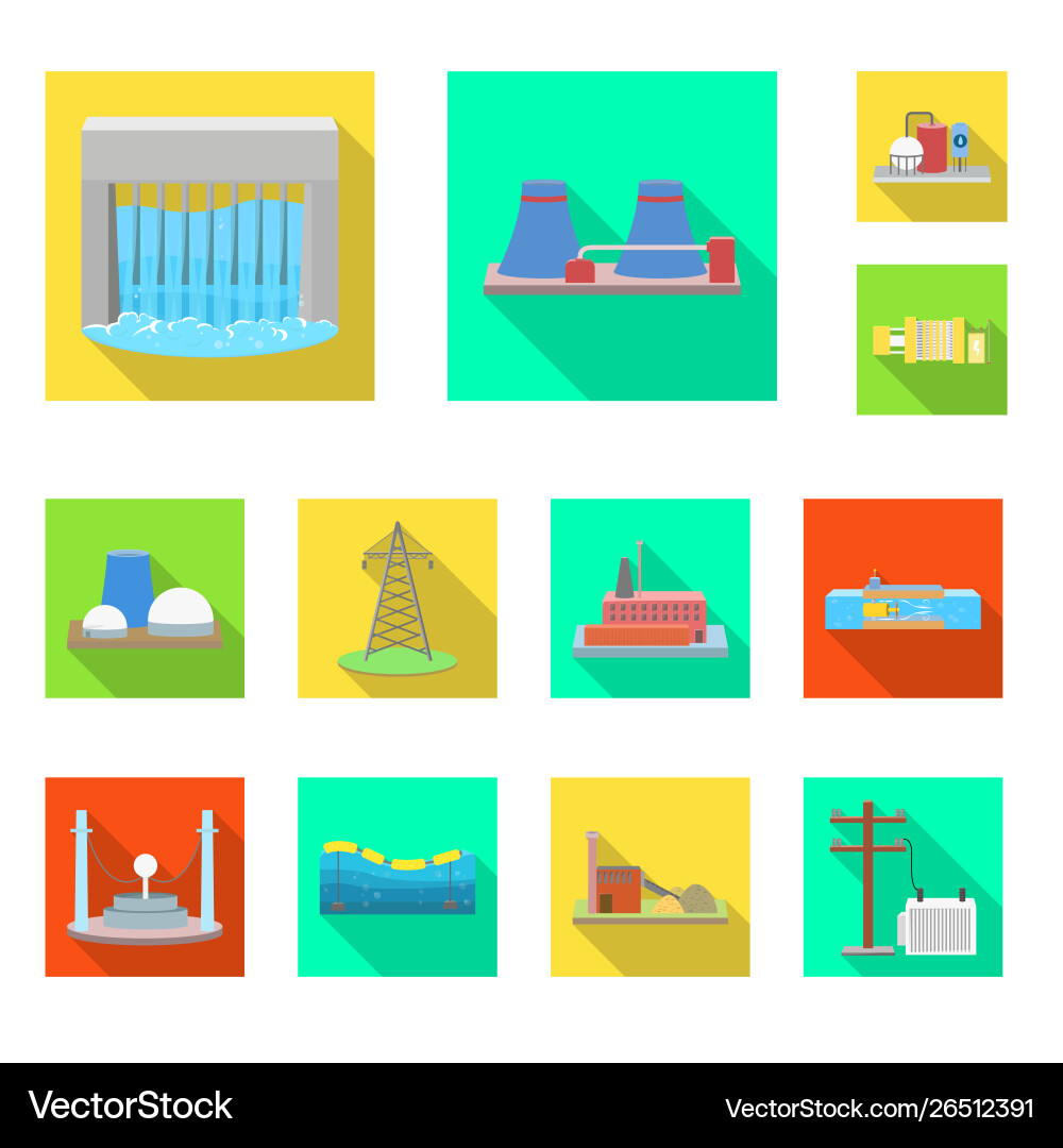 Isolated object source and environment symbol Isolated object source and environment symbol vector image