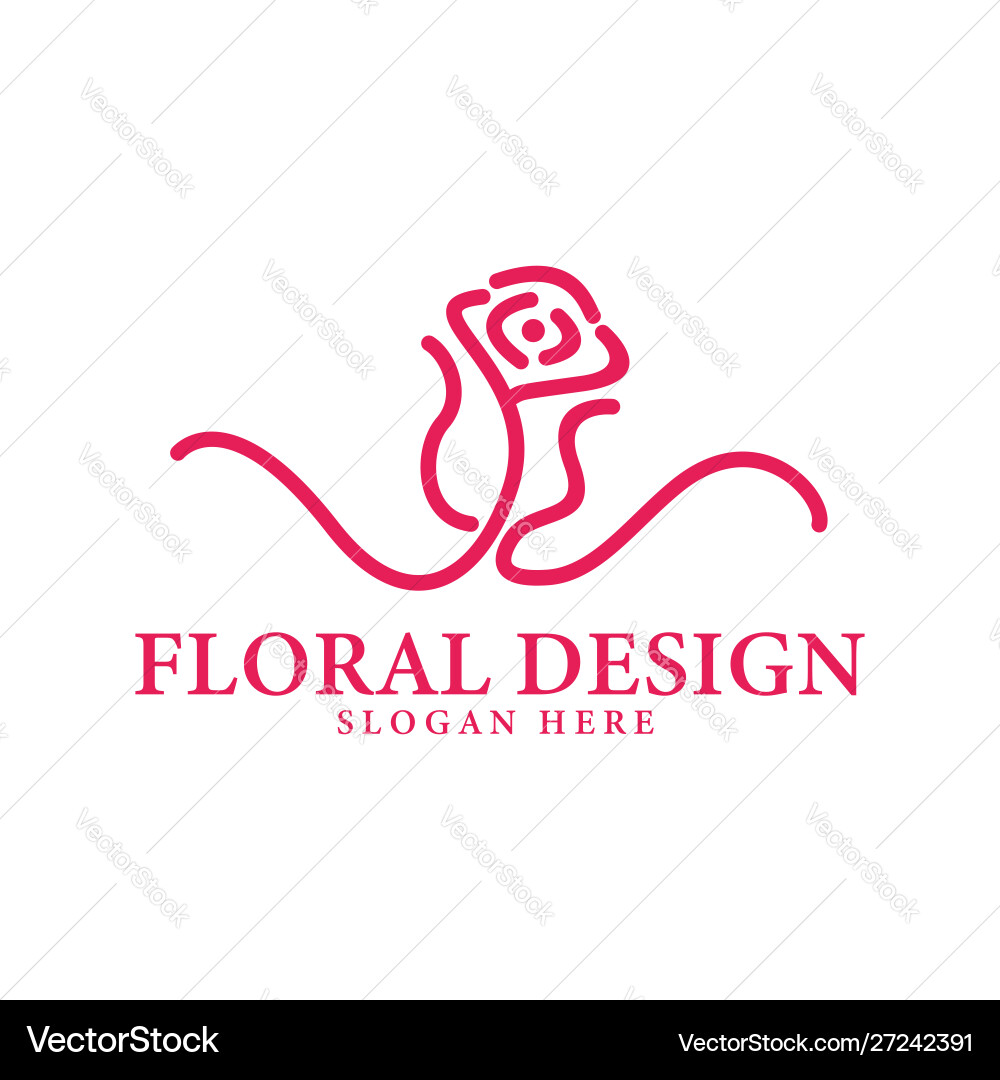 Kosmetik Blume Schönheit Frau Mode Logo Design Kosmetik Blume Schönheit Frau Mode Logo Design vektorbild