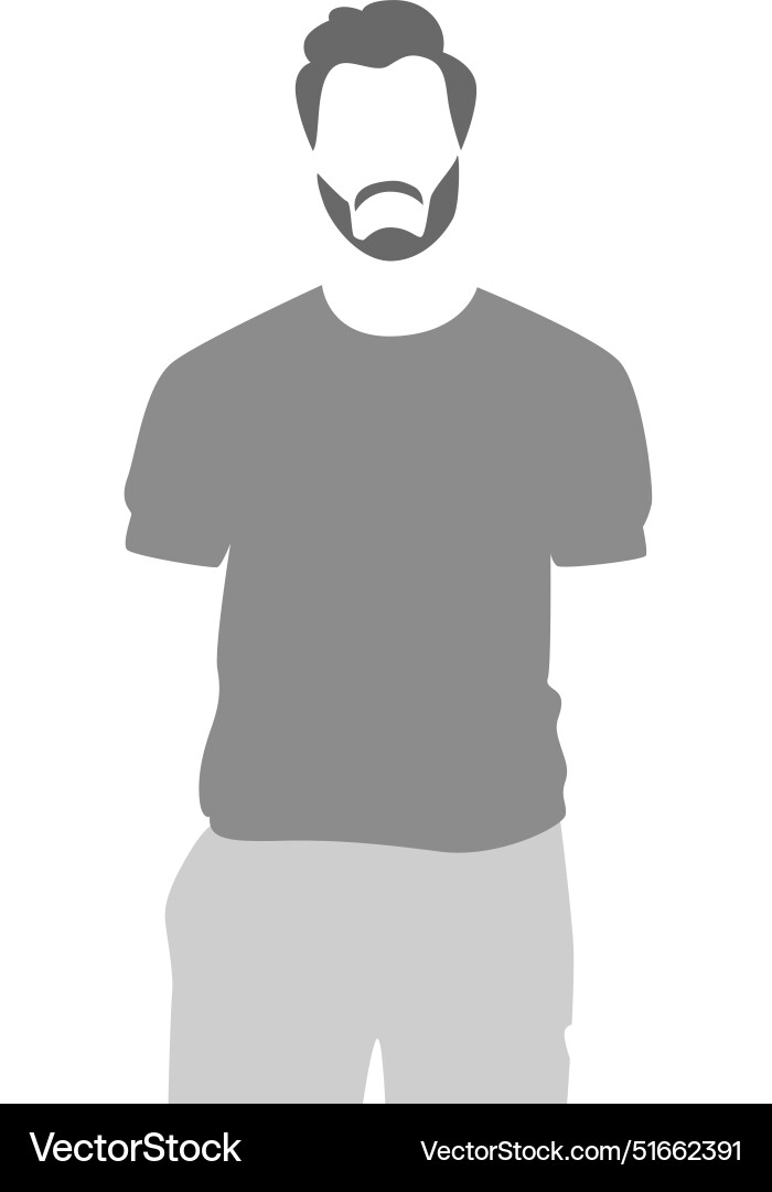 Man avatar profile Royalty Free Vector Image - VectorStock