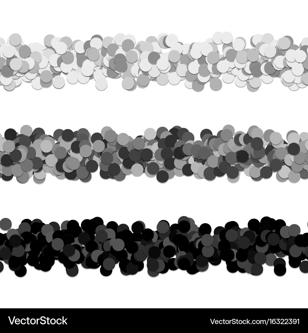 Repeatable dot pattern page dividing line design vector image