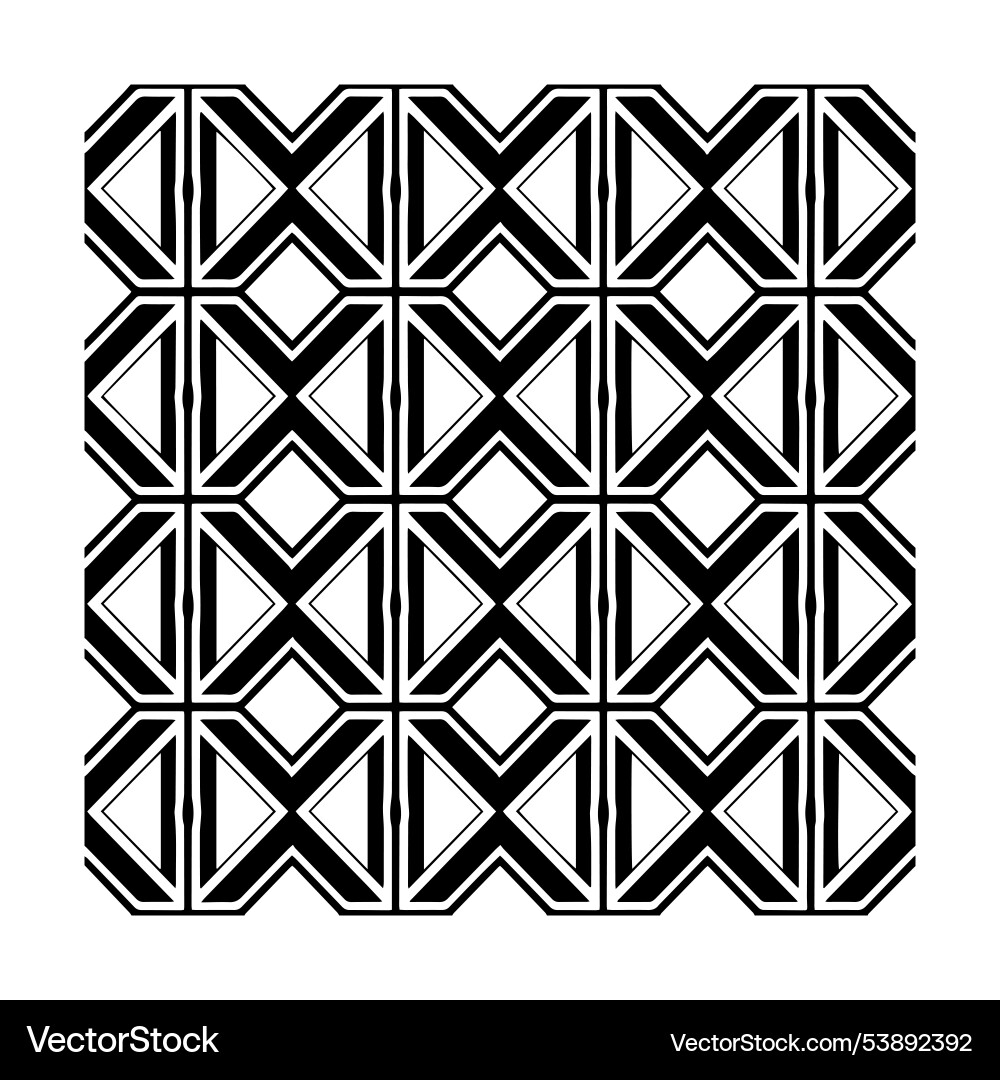 A seamless geometric pattern design in style A seamless geometric pattern design in style Vector Image