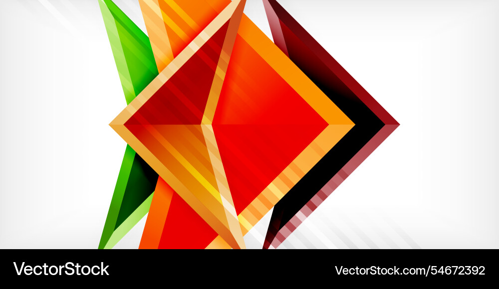 Abstract background color triangles and arrows Abstract background color triangles and arrows vector image