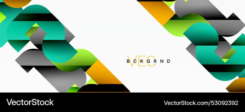 Abstract background colorful geometric curve Abstract background colorful geometric curve vector image